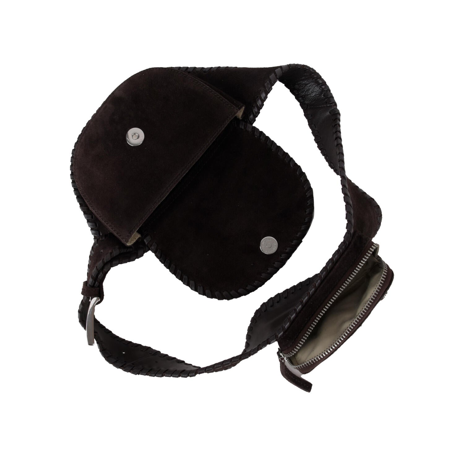 x Bruna Bear Eliza Braided bæltetaske - brun